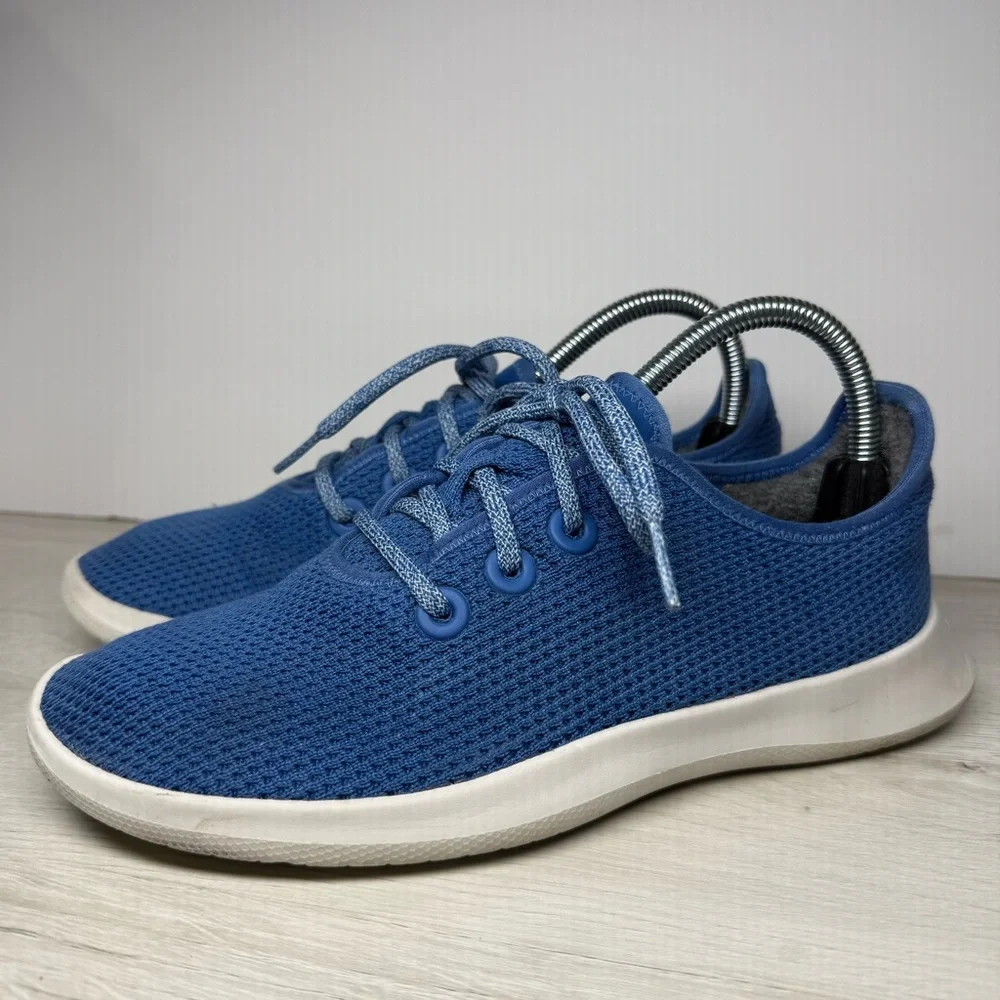 Allbirds Tree Runners TR Running Shoes Blue Women’s Size 8 - Picture 1 of 7
